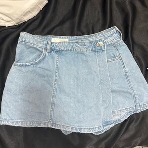 Zara denim Skort